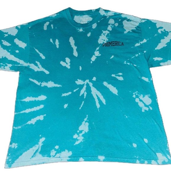 Vintage Bleached Primemerica ‘March To A Million’ Teale Graphic T-shirt XL - Picture 3 of 4